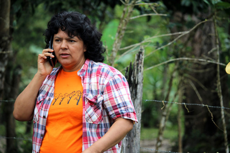 Berta Cáceres. Imagen del usuario de Flickr coolloud. Usada bajo licencia CC 2.0